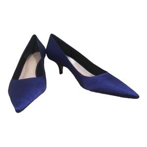 SCHUTZ Elegant Blue Satin Women's Heels US9